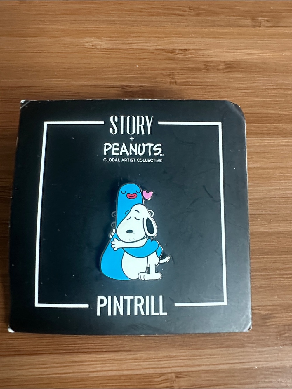 PINTRILL x Peanuts Snoopy Hugging Jellio Enamel Pin